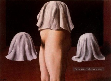 René Magritte œuvres - l’astuce symétrique 1928 René Magritte